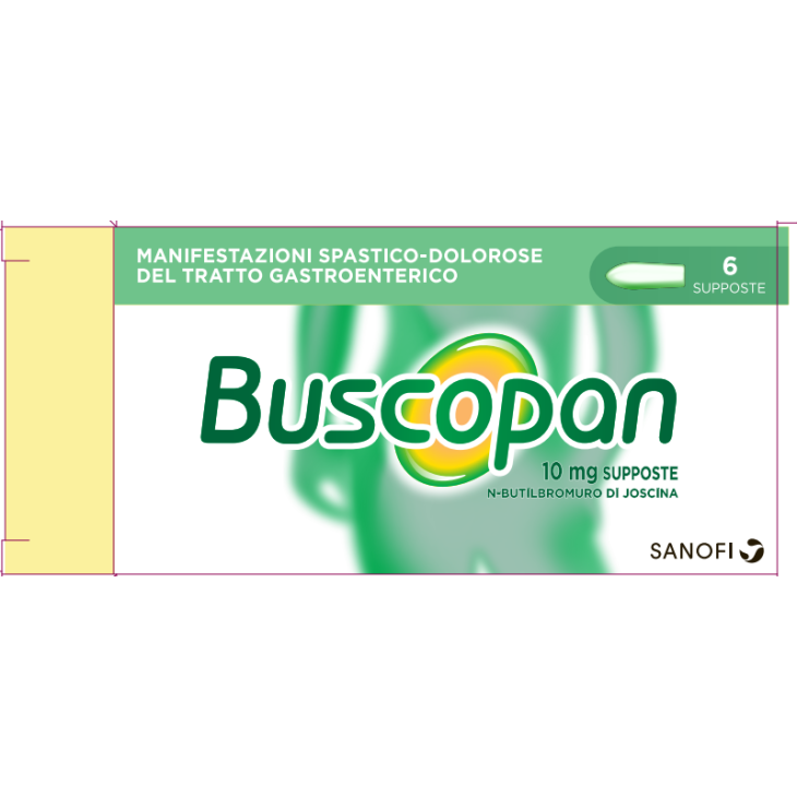 BUSCOPAN 6SUPP 10MG
