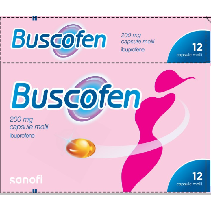 BUSCOFEN 12CPS MOLLI 200MG