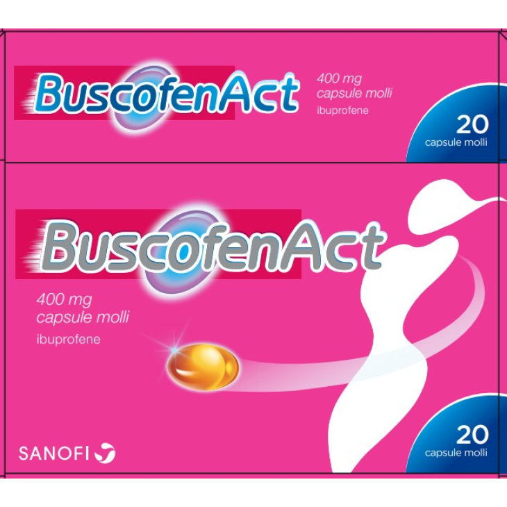 BUSCOFENACT 20CPS MOLLI 400MG
