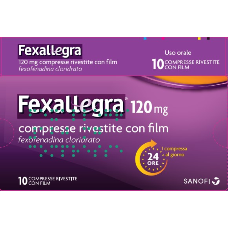 FEXALLEGRA 10CPR RIV 120MG