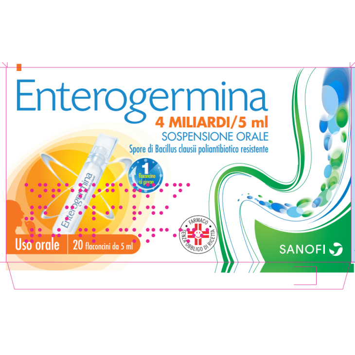 ENTEROGERMINA OS 20FL 4MLD 5ML