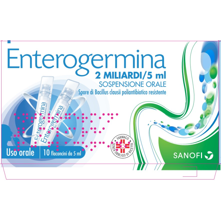 ENTEROGERMINA OS 10FL 2MLD/5ML