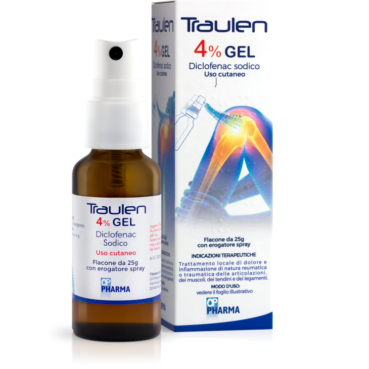 TRAULEN GEL 4% FL 25G C/EROG