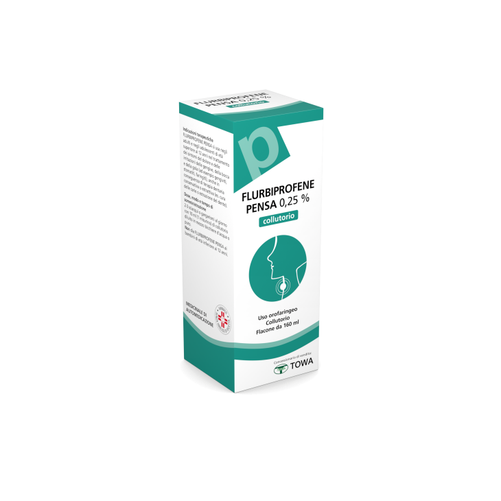 FLURBIPROFENE PE COLLUT 160ML