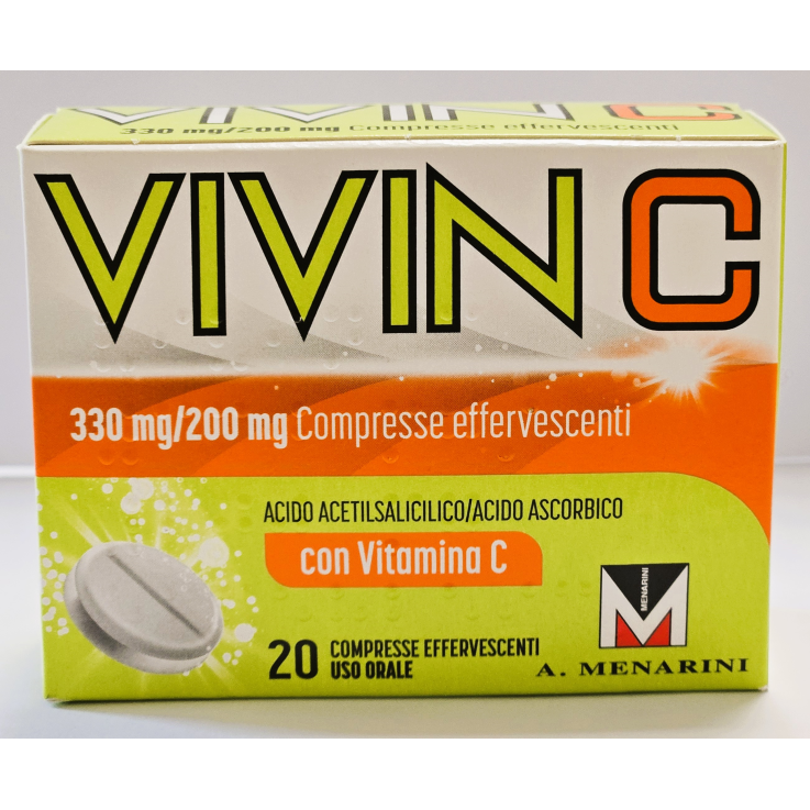 VIVIN C 20CPR EFF 330MG+200MG