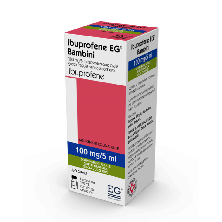 IBUPROFENE EG*FL 150ML FRAGOLA