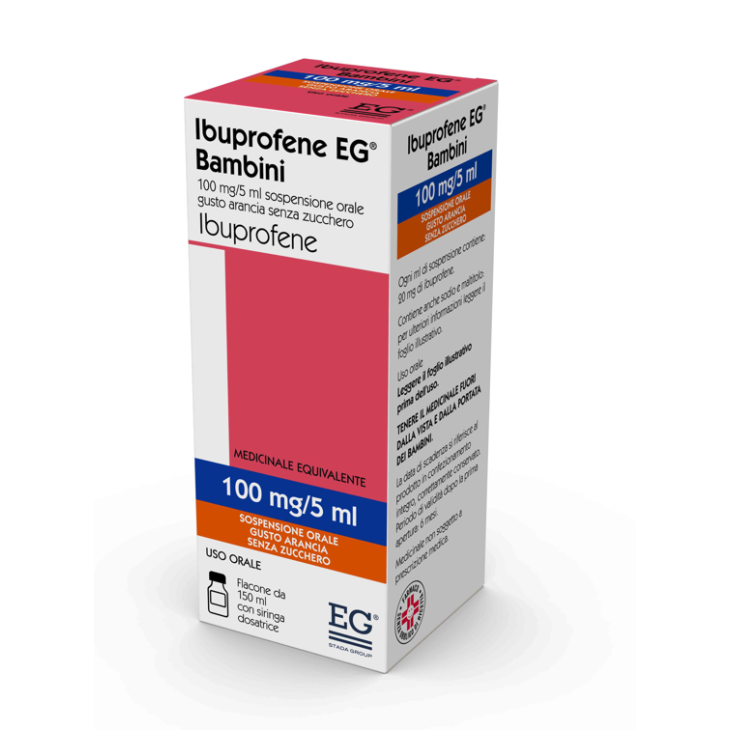 IBUPROFENE EG*FL 150ML ARANCIA
