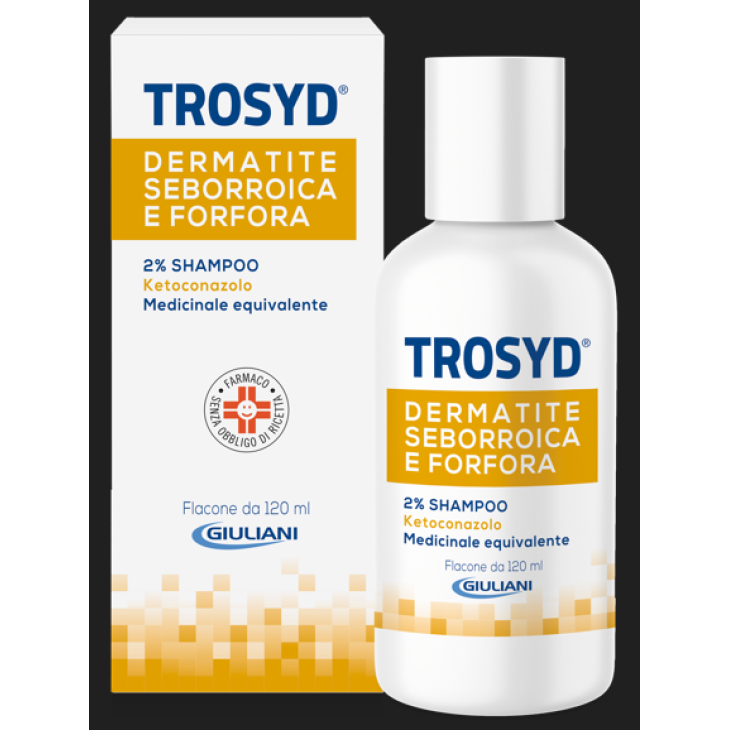 TROSYD DERMATITE SEB SH120ML2%