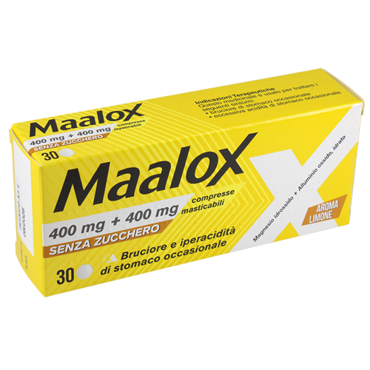 MAALOX 30CPR MAST 400MG GMM