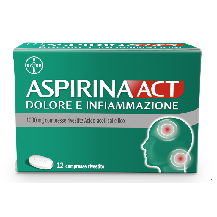 ASPIRINAACT DOL INF 12CPR 1G ASPIRINAACT DOL INF 12CPR 1G
